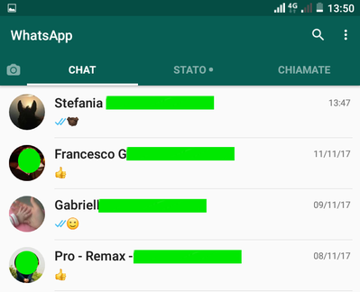 WHATSAPP CONTACTS, FLAG YES, BEFORE REBOOT = OK