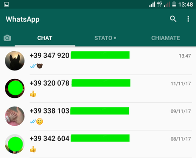 WHATSAPP CONTACTS, FLAG YES, AFTER REBOOT = NOT OK