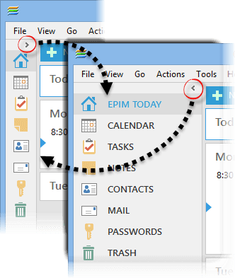 EPIM_navigation_pane