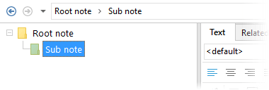 Working_with_notes_navigation_pane