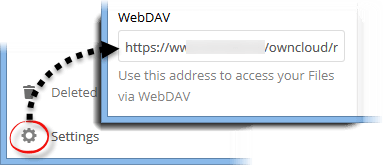 OwnCloud_webdav_link