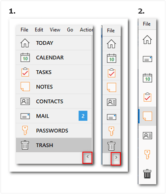 The Navigation Pane, which had toggled to display module labels, is now a fixed width and also includes easy access to EPIM Cloud