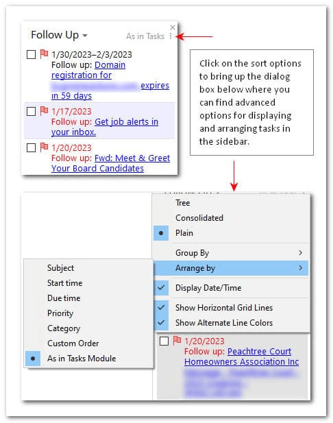 Tasks Arrangement