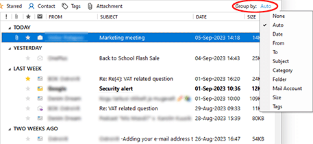 Streamlined email management